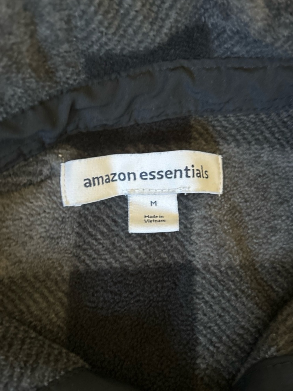 Amazon Essentials Charcoal Fleece Jacket